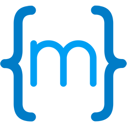 Logotipo de MoureDev. Una "eme" entre llaves.
